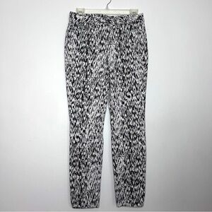 Vince Camuto Women’s Jeans Gray Black Spatter Print Size 26/2 EUC